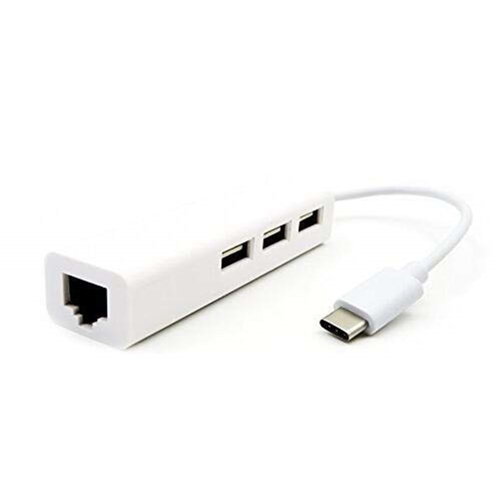 GAB-TNH030 type-c network 3port hub