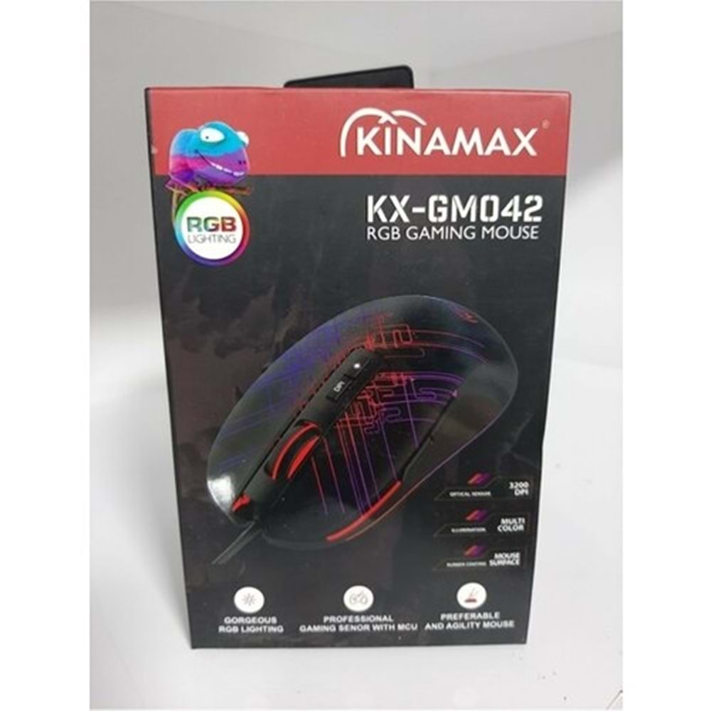 Kinamax Kx-Gm042 Running Rgb Gaming Mouse