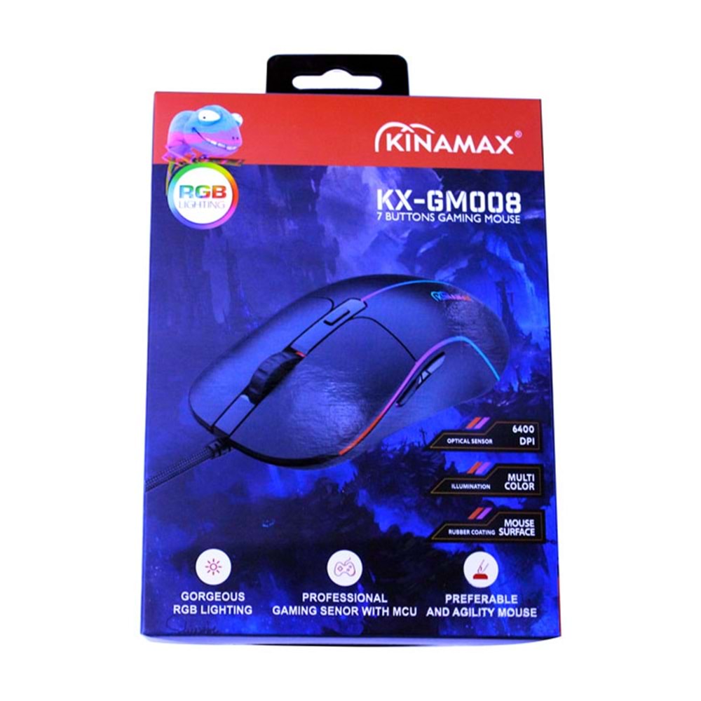 Kinamax Kx-Gm008 Running Rgb Gaming Mouse
