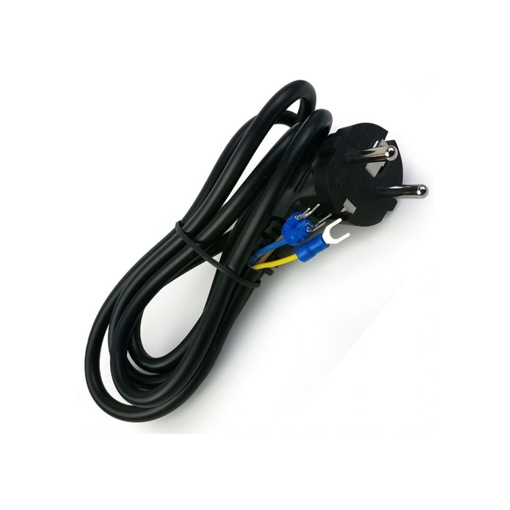 GABBLE GAB-GPK015 PAPUÇLU GÜVENLİK POWER KABLOSU 1.5M 3 X 0.75MM