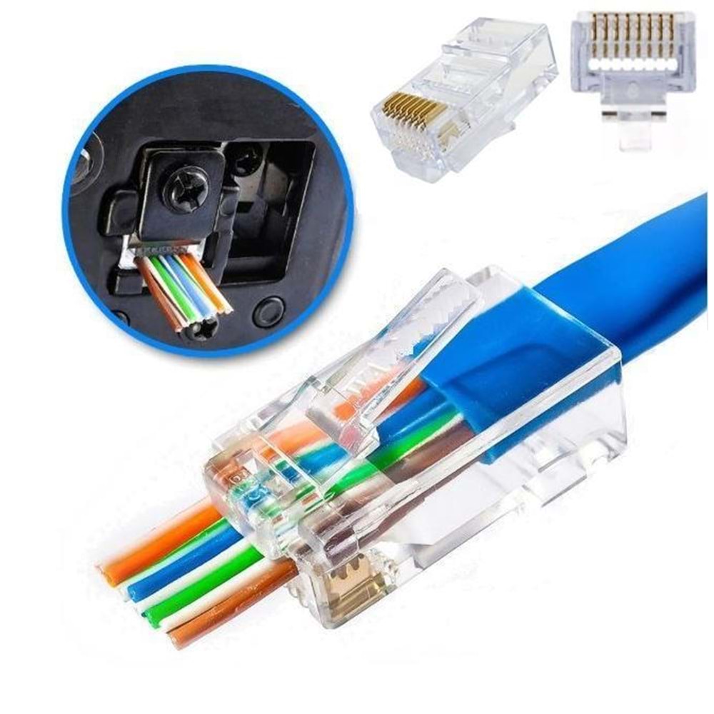 GABBLE GAB-EZRJ45 CAT6 EZRJ45 KONNEKTÖR 100LÜ