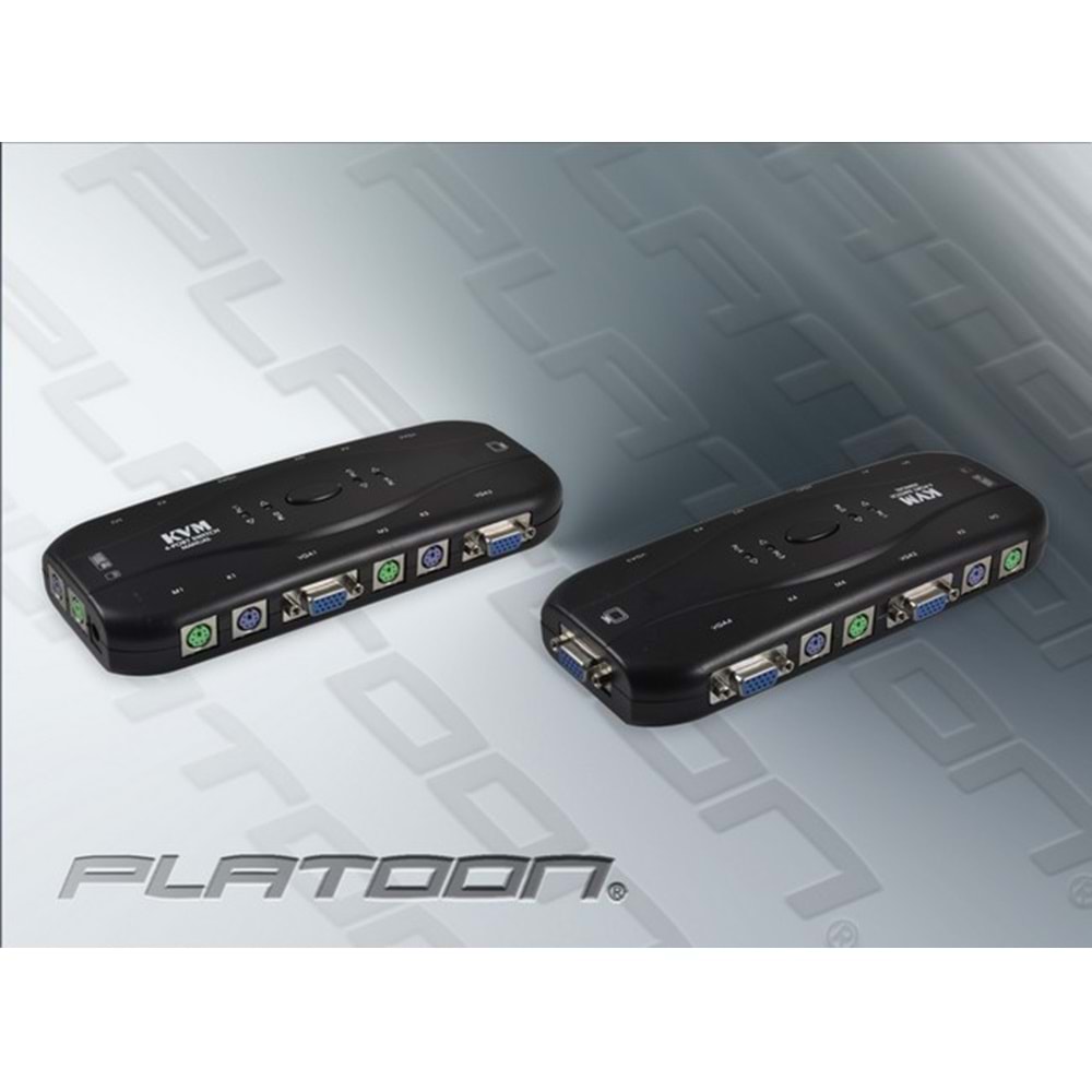 PLATOON PL-8868 4 PORT KVM SWITCH
