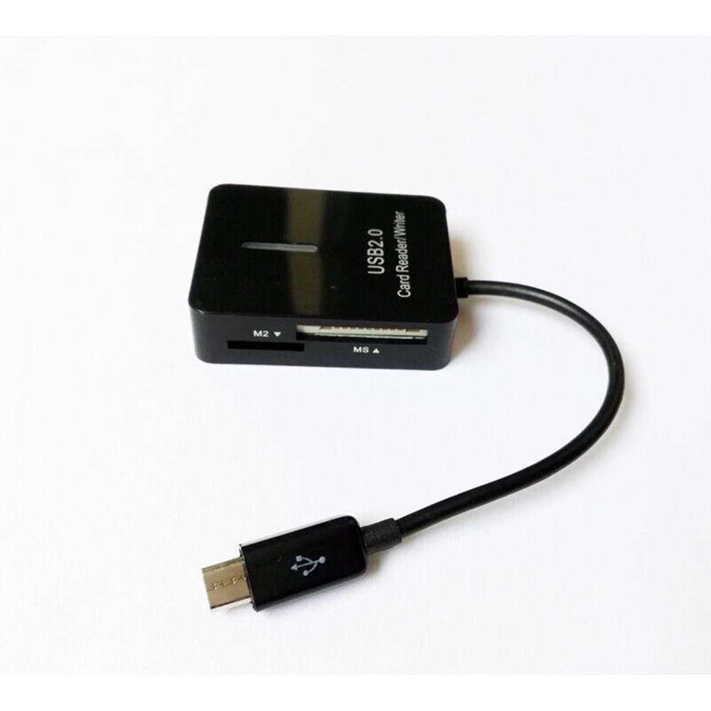 OTG MOBILE CARD READER MICRO (SD, MİNİ SD, SDHC, MS, M2)