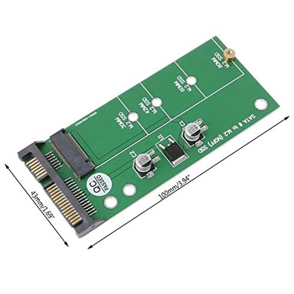 Oem M.2 Ngff Ssd To 2.5 Sata 3 Converter