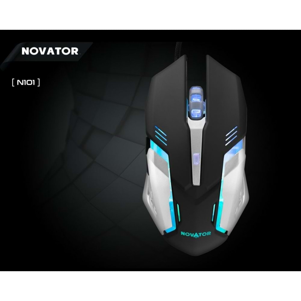 NOVATOR N101/50 OYUN MOUSE LEDLİ