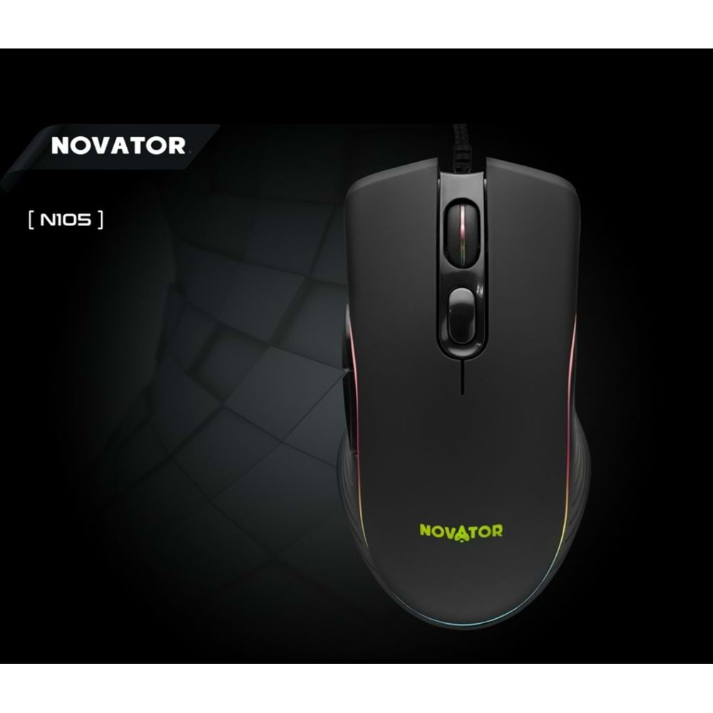 NOVATOR N105/50 OYUN MOUSE LEDLİ