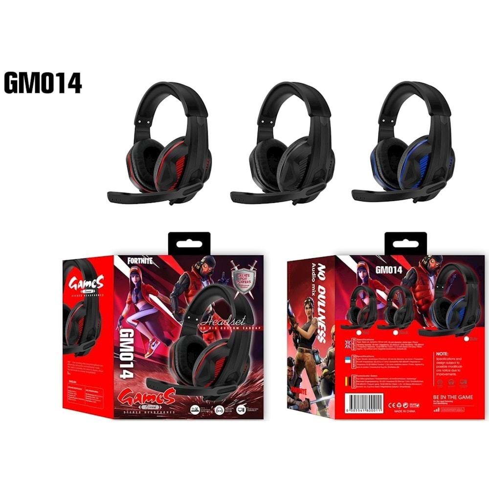HADRON GM014 KULAKLIK MİKROFONLU PC OYUN