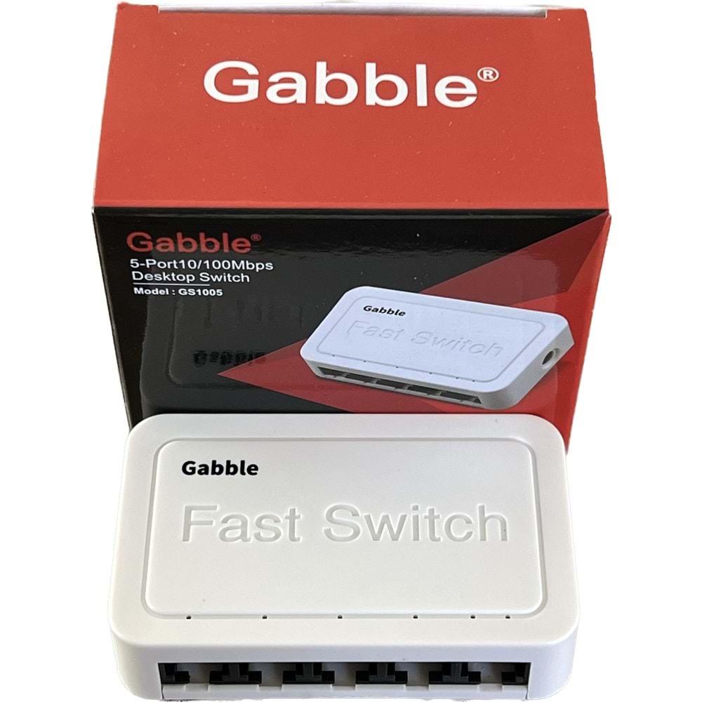 GABBLE GAB-SWC05 5 PORT ETHERNET SWİTCH