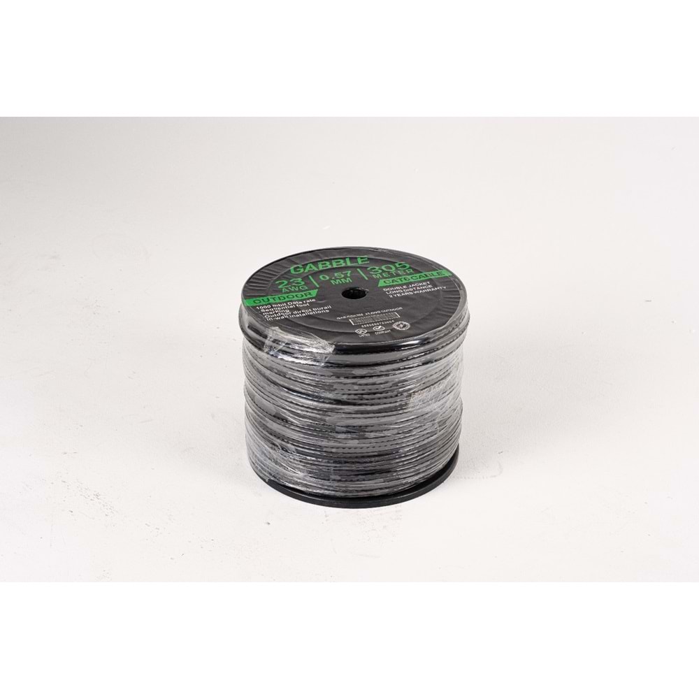 Gablle Gab-Cdk305 Cat6 305Mt Dış Ortam Kablo Od 0.57Mm