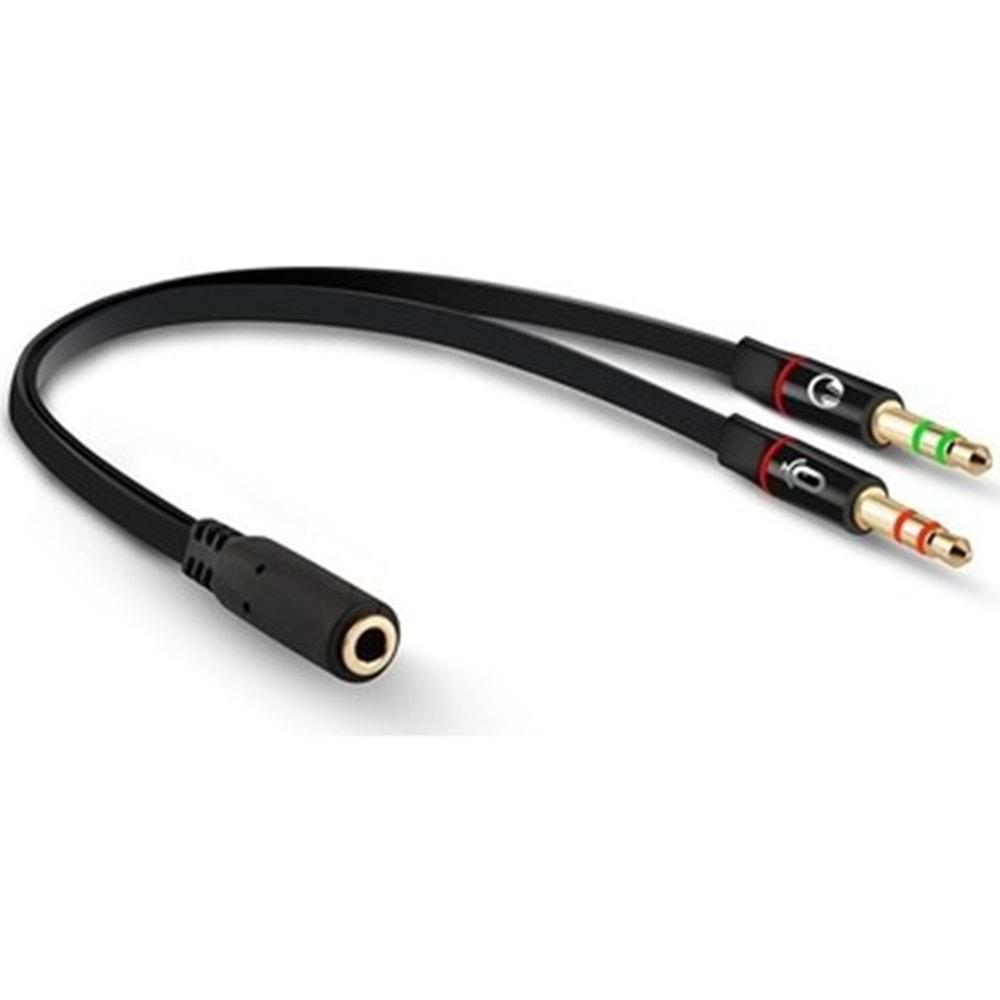 OEM AUX Y KABLO MİKROFON VE KULAKLIK M2/F ÇEVİRİCİ