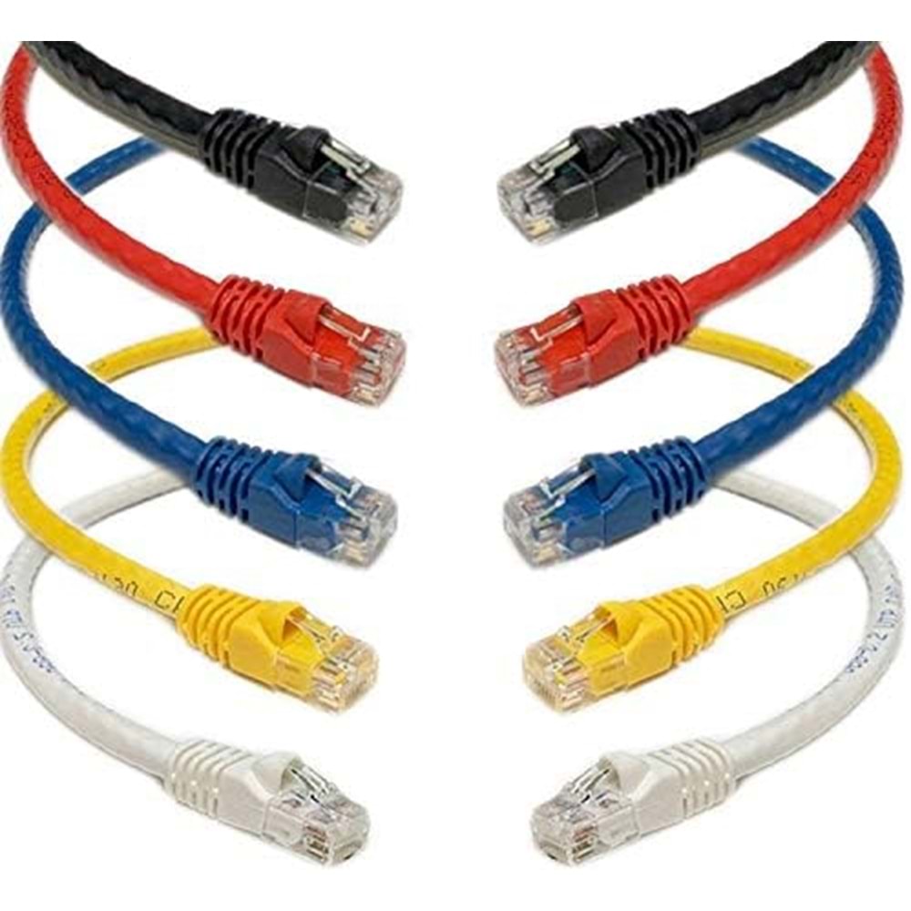 CAT5 PATCH KABLO 5 MT INTELLINET (KIRMIZI)