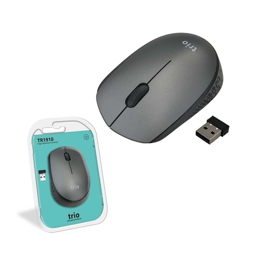 TRİO TR1910 USB SİYAH 2.4Ghz WIRELESS MOUSE