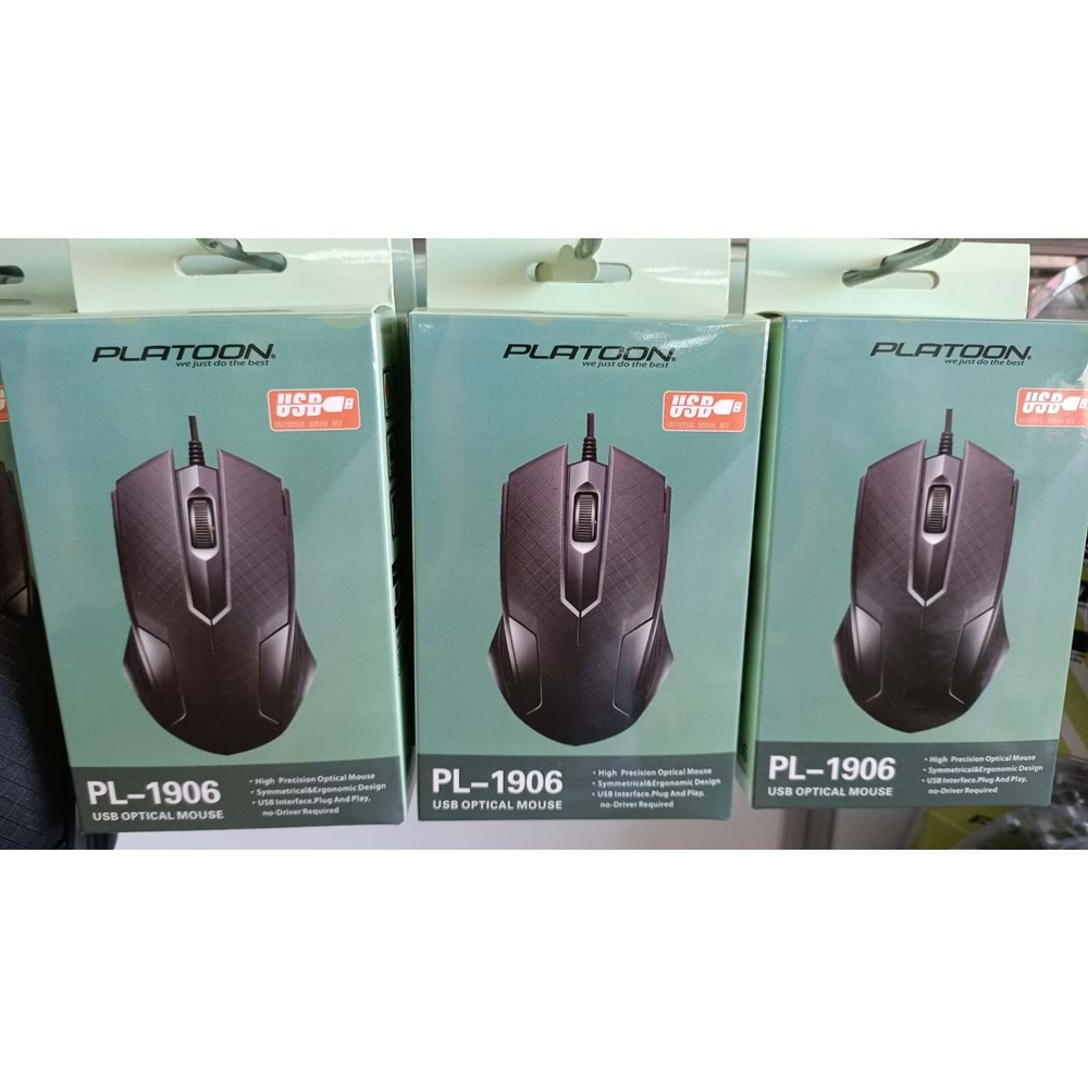 PLATOON PL-1906 USB OPTICAL MOUSE