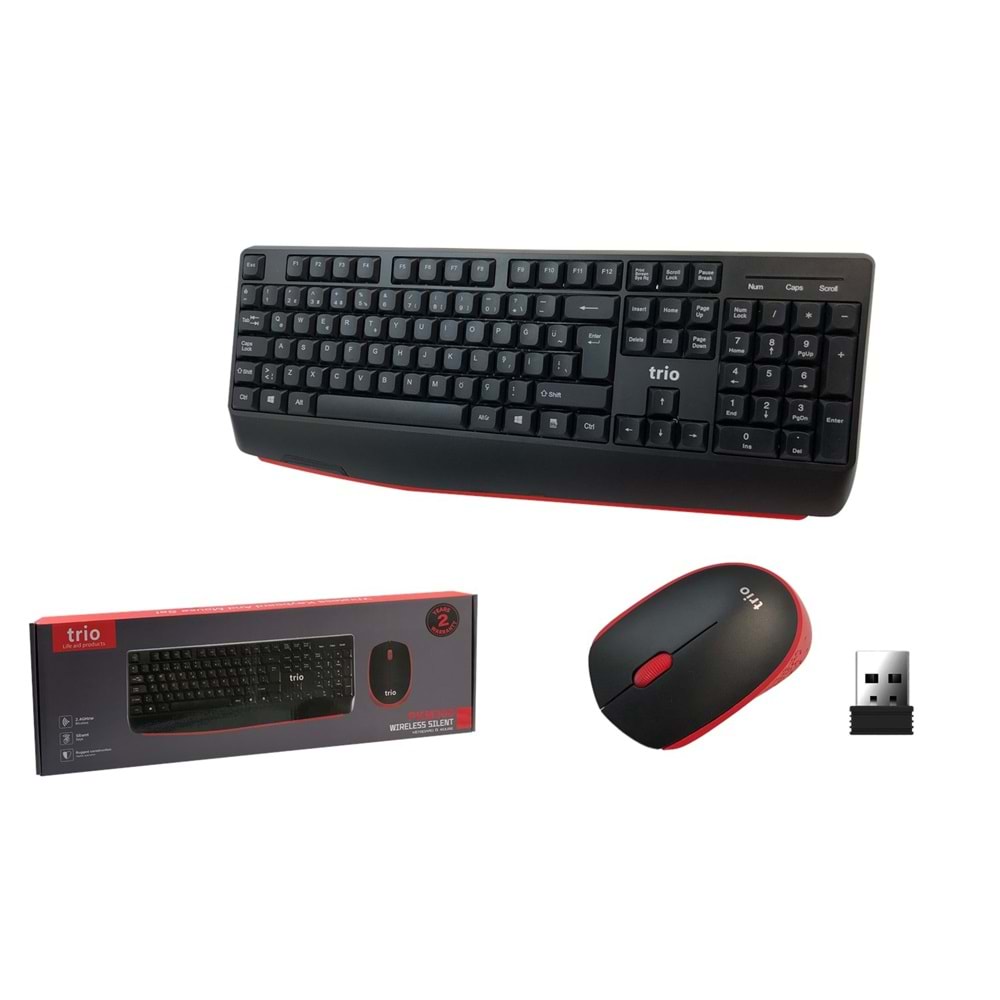 TRİO TRK300 KABLOSUZ KLAVYE MOUSE SET