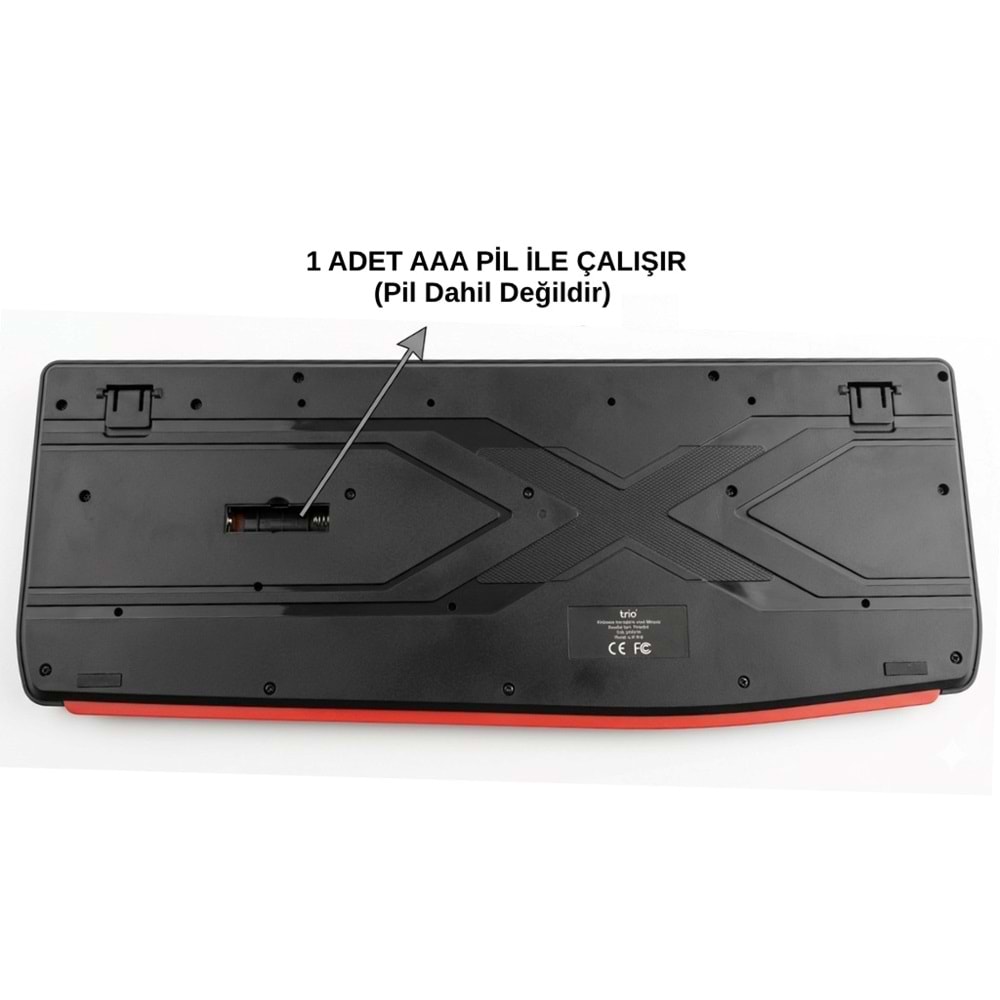 TRİO TRK300 KABLOSUZ KLAVYE MOUSE SET