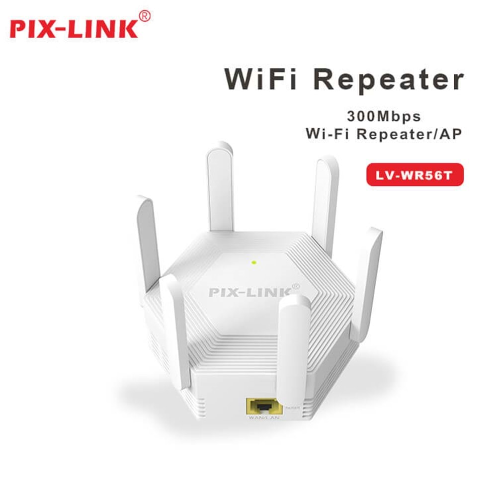 PIX-LINK GAB-WR56T 6 ANTEN ACCESS POINT REPEATER ROUTER 1200Mbps WiFi ADAPTÖR