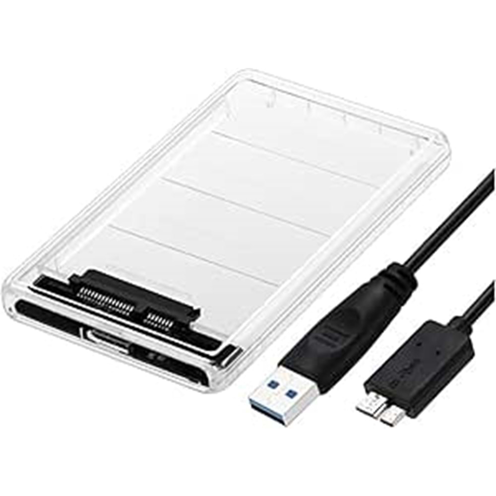 Gabble Gab-Hk244 Usb 3.0 Harddisk Kutusu 2.5'' Şeffaf