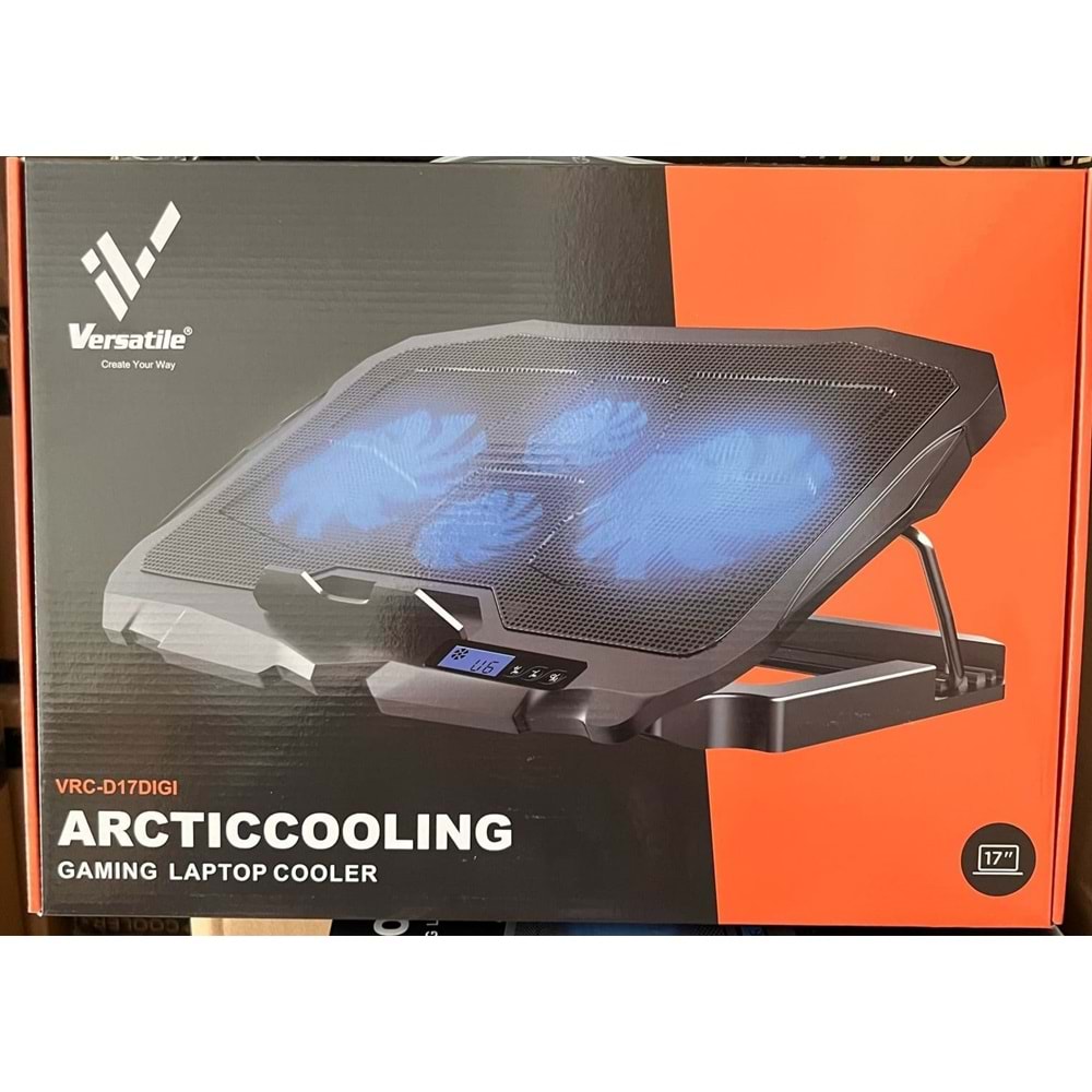 VERSATİLE VRC-D17DIGITAL NOTEBOOK SOĞUTUCU 4 FANLI 9-17