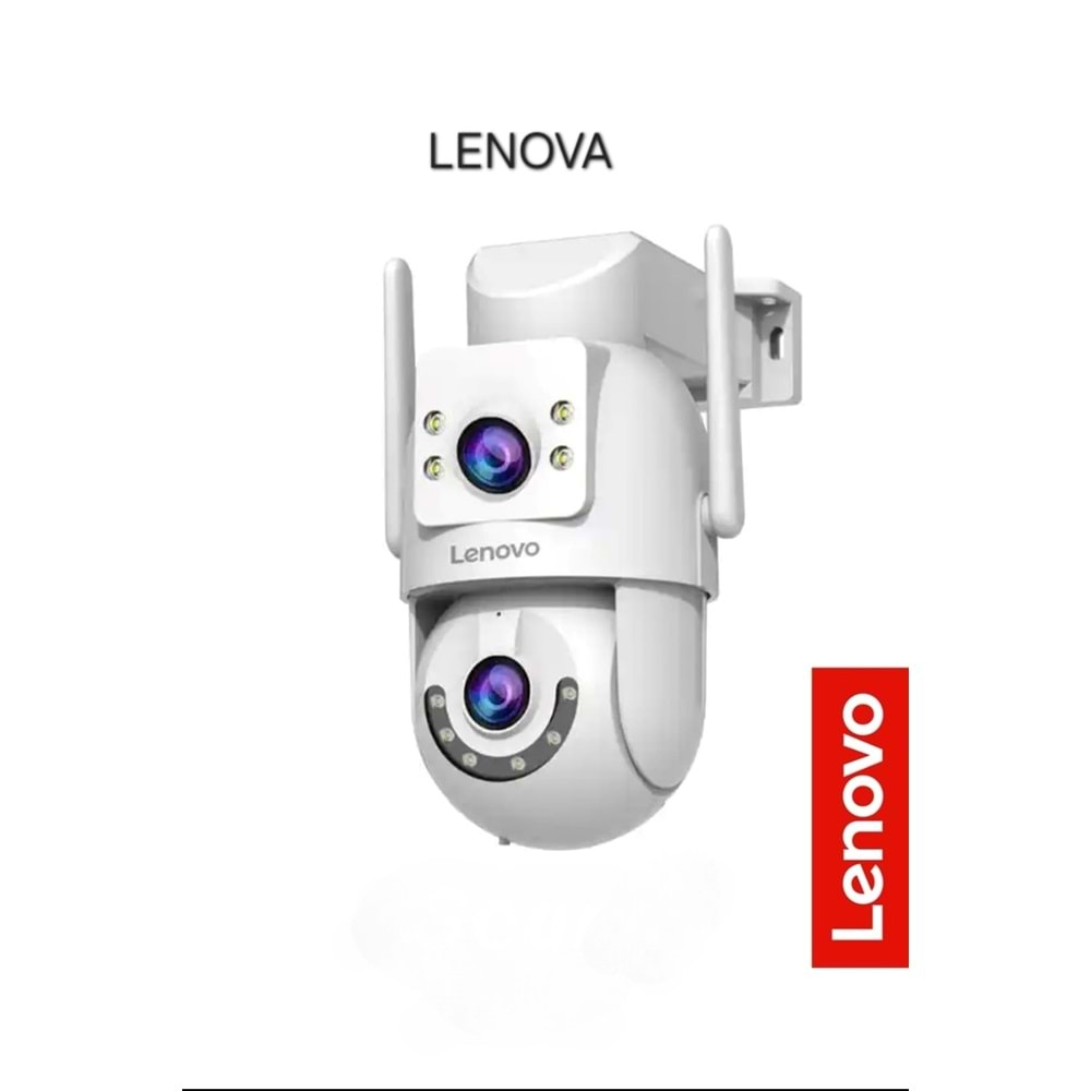 LENOVO X6G-U (X6T-U) 6MP 2 Lensli 2K Ultra HD 2.4G&5G Çift Bant Hızlı WiFi
