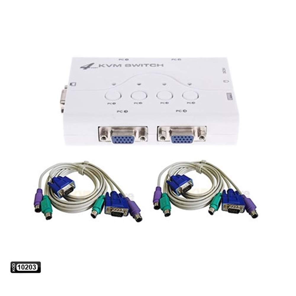 R-52A VGA 4 PORT KVM