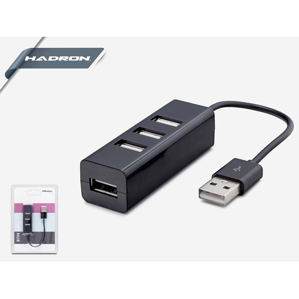 HADRON HDX7014(164) HUB USB 2.0 4 PORT