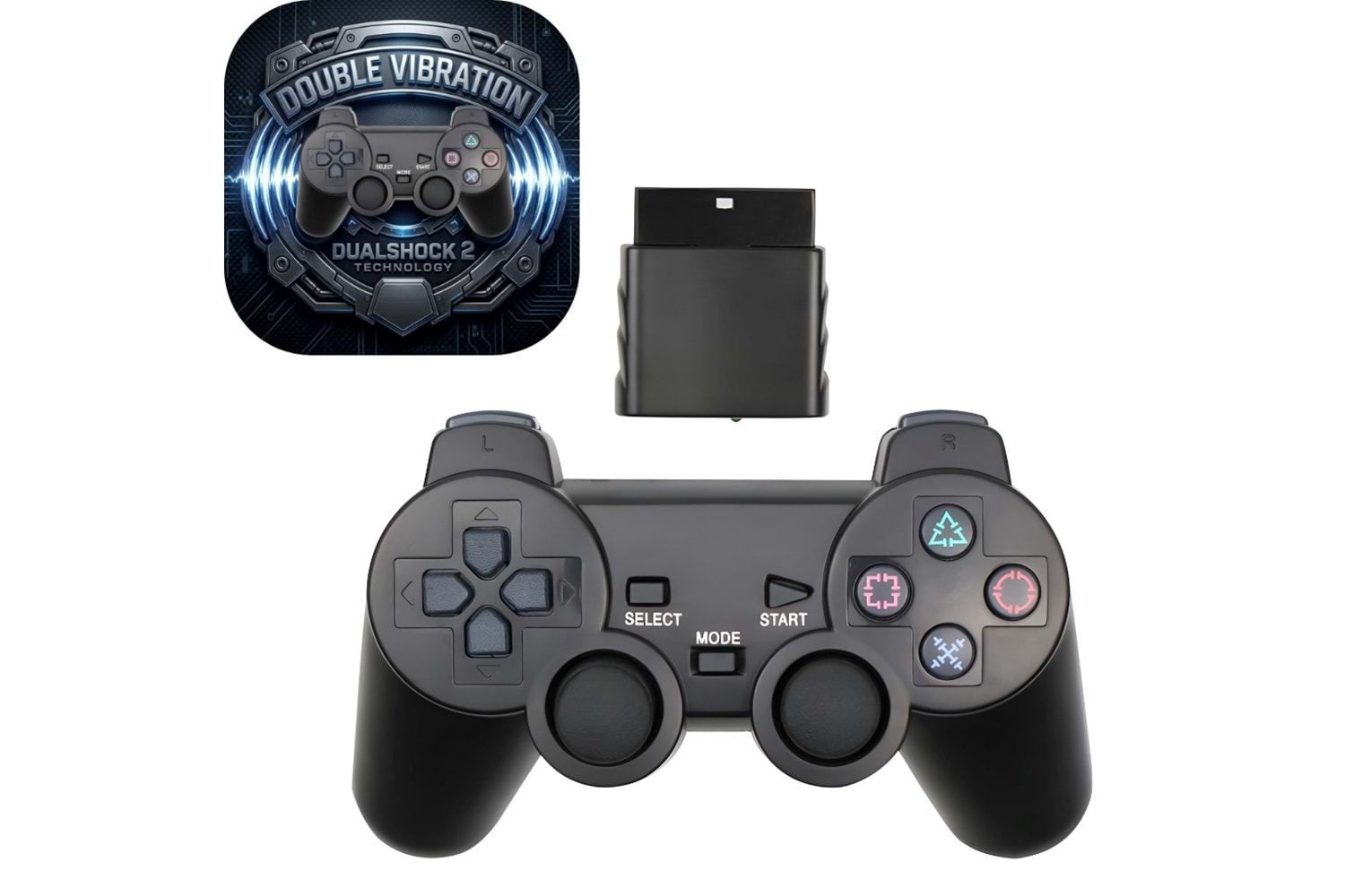 PLATOON PL-2860 PC/PS2/ ANALOG DUAL SHOCK WIRELESS GAME PAD