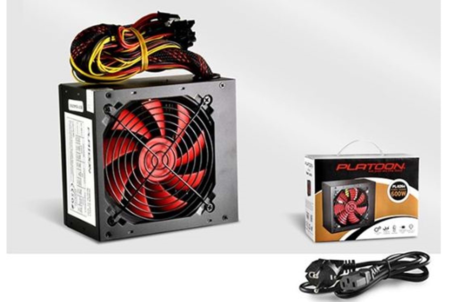PLATOON PL-9264 600W KUTULU POWER SUPPLY (12CM)