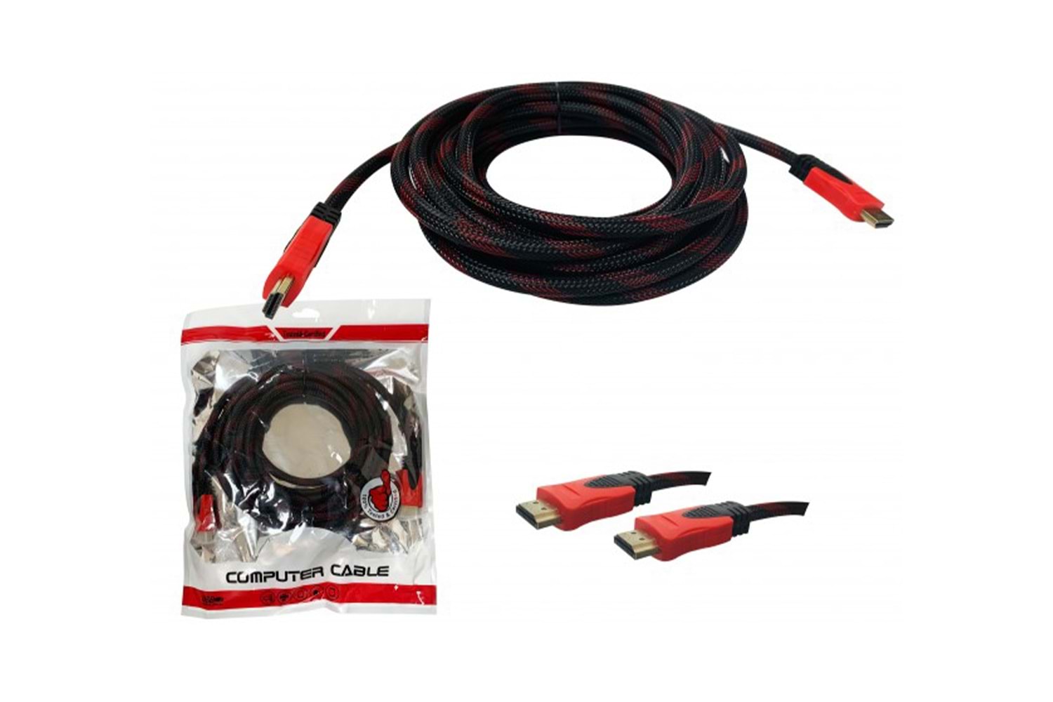 PL-8014 HDMI 5M İPLİ POŞETLİ KABLO