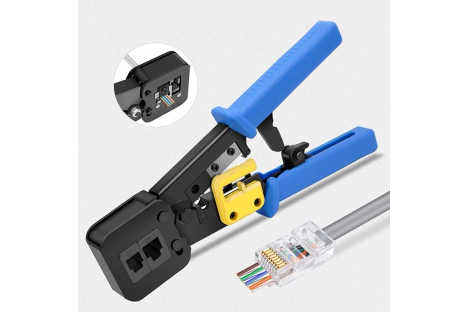 Seenergy SE-1014 Rj45 Cat5 Cat6 Rj11 Yeni Nesil Ağ Sıkma Pensesi