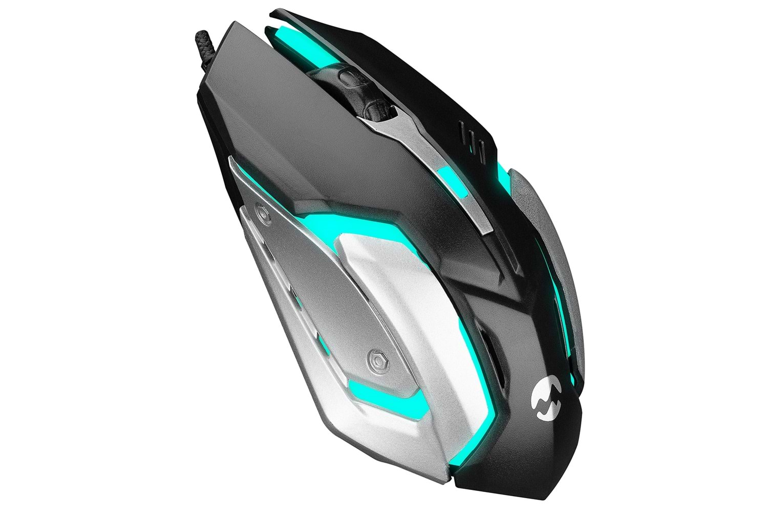 Everest SM-G72 Usb Siyah/Gümüş Işıklandırmalı Oyuncu Mouse