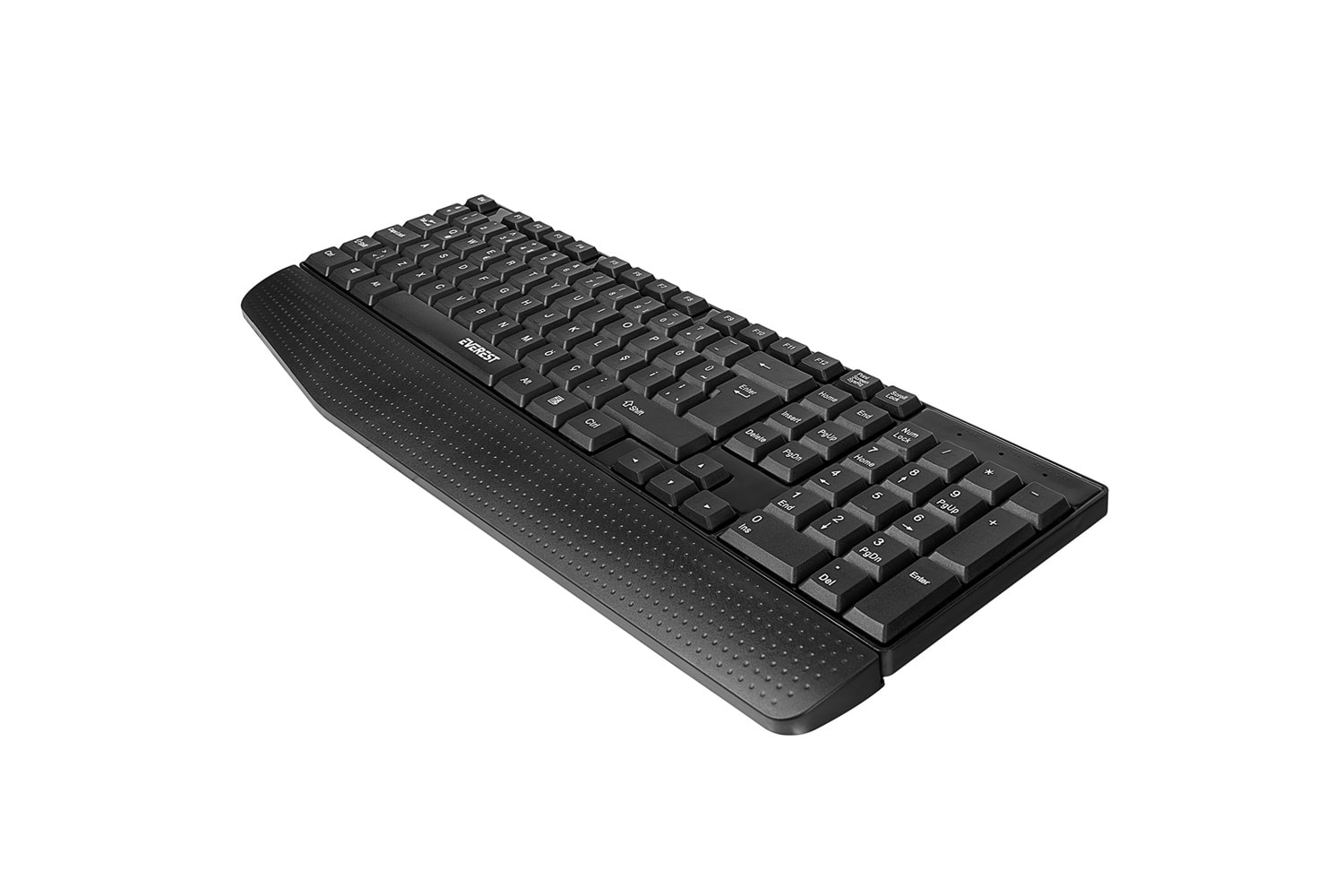 Everest KB-951U Siyah USB Bilek Destekli Q Standart Ofis Klavye