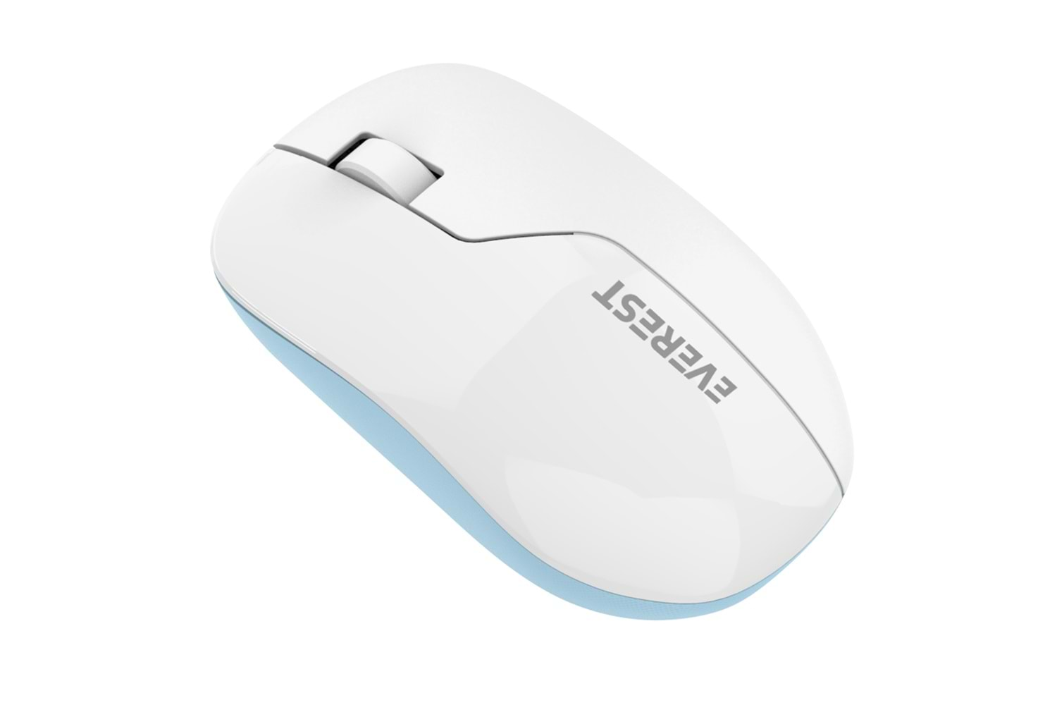 Everest SMW-973 Usb Beyaz/Mavi 2.4Ghz Kablosuz Mouse