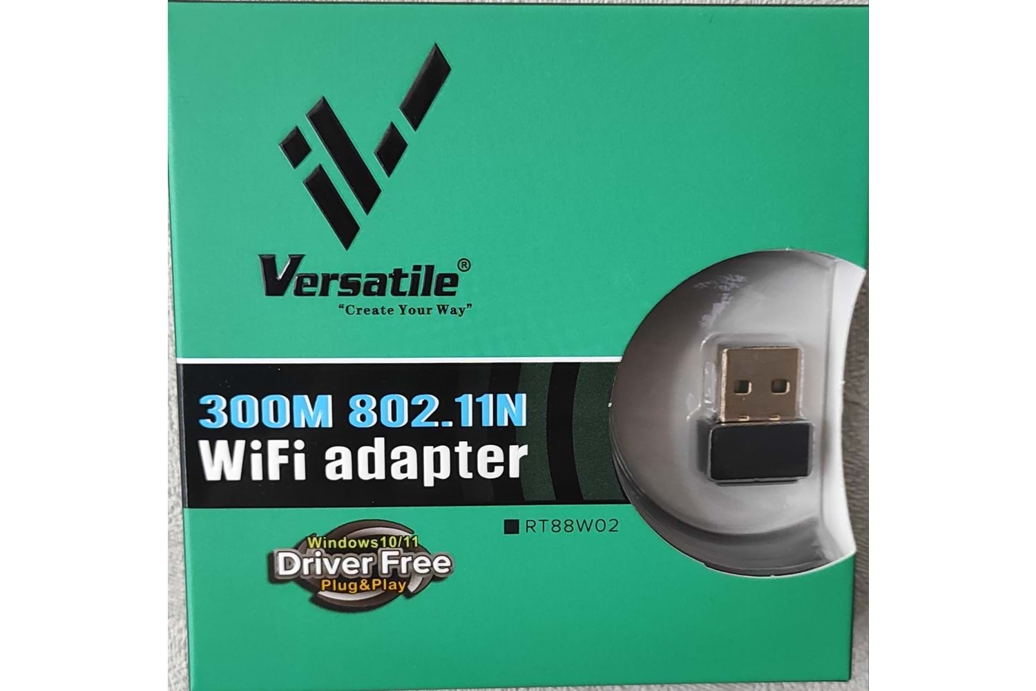VERSATILE USB WIFI MINI RT88W02 300M 802.11N