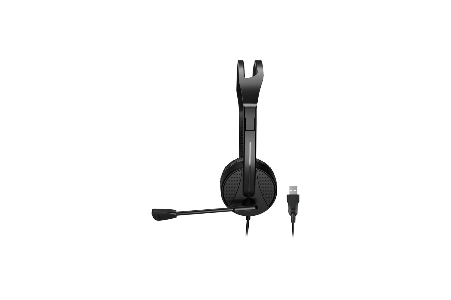 Lecoo HT106 USB Kablolu Mikrofonlu Kulak Üstü Kulaklık Siyah