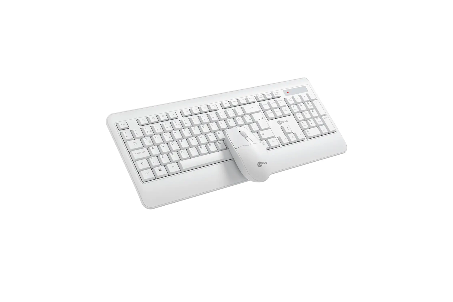 Lecoo KW202 Kablosuz Türkçe Q Klavye & Mouse Set Beyaz