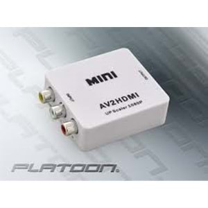 PLATOON PL-7218 HDMI TO 2AV ÇEVİRİCİ APARAT