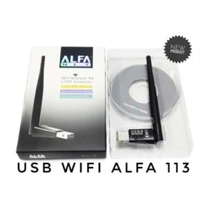 Alfanet W113 Usb Antenna Wireless Adapter