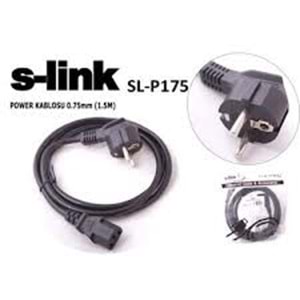 S-link SL-P175 1.5m 0.75mm Lüks Power Kablo