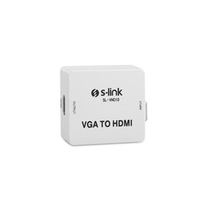 S-Link SL-VHC10 VGA To HDMI Mini Model Dönüştürücü