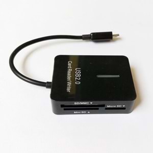 OTG MOBILE CARD READER MICRO (SD, MİNİ SD, SDHC, MS, M2)