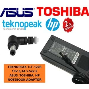 Teknopeak tlt-1208 Notebook Adaptörü 120w 5.5mm 2.5mm 19v 6.3a16