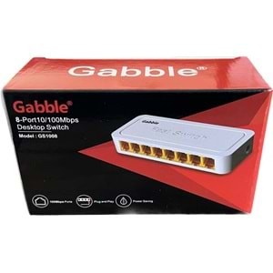 GABBLE GAB-SWC08 8 PORT ETHERNET SWİTCH