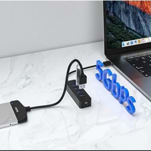 GABBLE GAB-UP530 USB 4 PORT + TYPE-C 3.0 ÇOKLAYICI