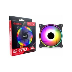 GABBLE GAB-RGKF120 12CM*12CM RGB KASA FAN