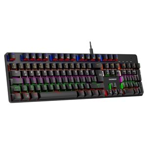 Everest KB-MK1 Lumos Siyah USB Rainbow Aydınlatmalı Blue Switch Full Anti-Ghosting Mekanik Gaming Oyuncu Klavye