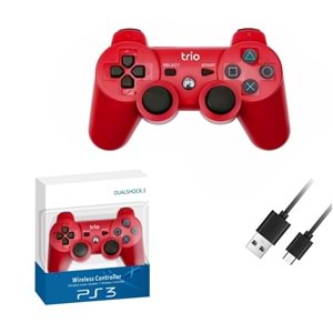 TRİO TR903K KIRMIZI PS3 KABLOSUZ OYUN KOLU