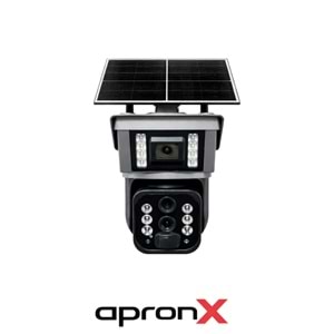 Apronx APX-WSP368OZ 9MP PTZ Solar 4G 10X ZOOM