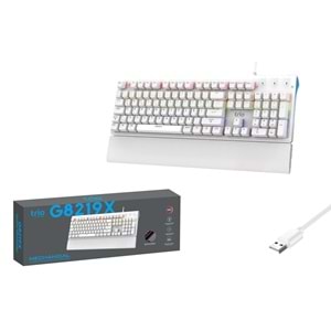 TRİO TRG8219X OYUNCU KLAVYESİ MEKANİK BLUE SWİTCH RGB