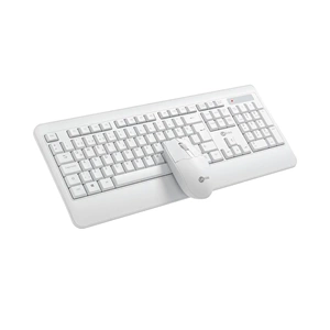 Lecoo KW202 Kablosuz Türkçe Q Klavye & Mouse Set Beyaz