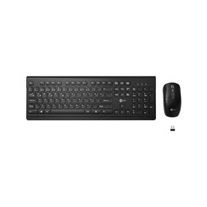 Lecoo KW203 Kablosuz Türkçe Q Klavye & Mouse Set Siyah